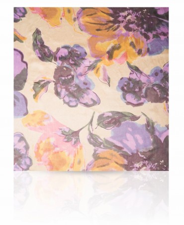 Платок Женский SS-BIG.FLOWER/GOLD